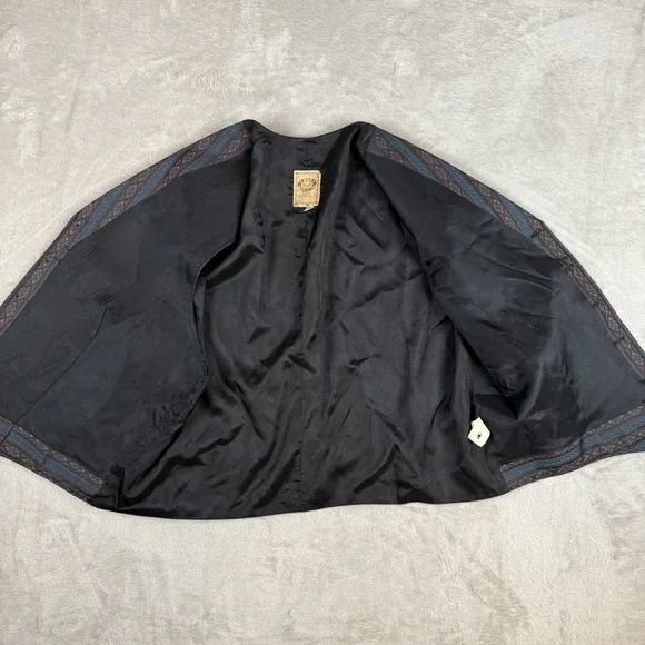 Vtg WAH Maker Vest Mens XL Cowboy Frontier Clothing Rodeo USA Western - Picture 4 of 10